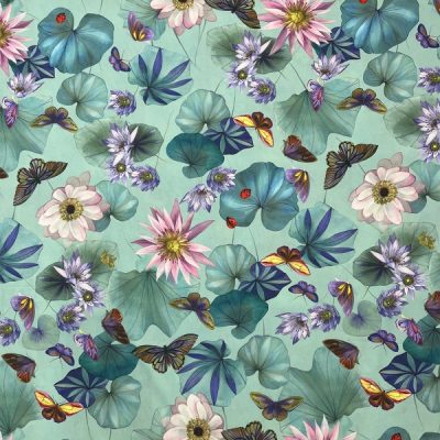 Tessuto per Tovaglia Bottaro Puro Cotone - natura sognante - Alt. 180 cm