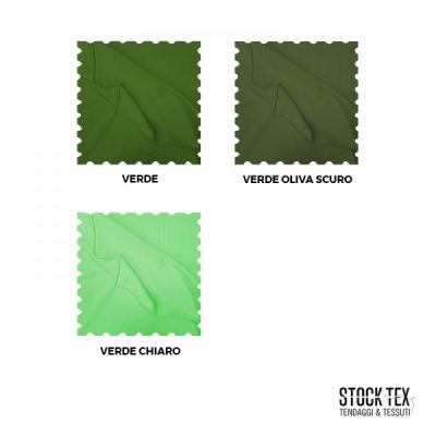 Pile morbido per abbigliamento verde 4