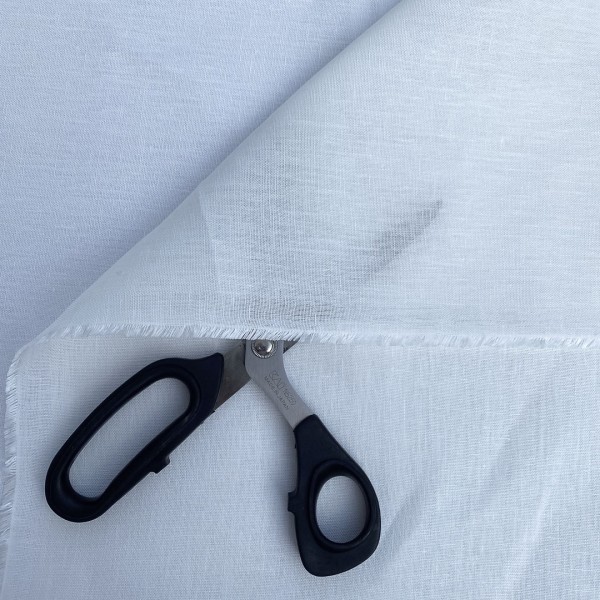 Tessuto puro lino abbraccio di morbidezza per abbigliamento bianco 3