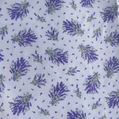 Tessuto resinato idrorepellente fantasia floreale multiuso per tovagliato 1