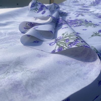 Tessuto resinato idrorepellente fantasia floreale multiuso per tovagliato 3