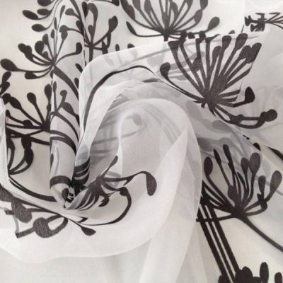 Misto cotone bianco velo motivo floreale varianti colori fantasia 4