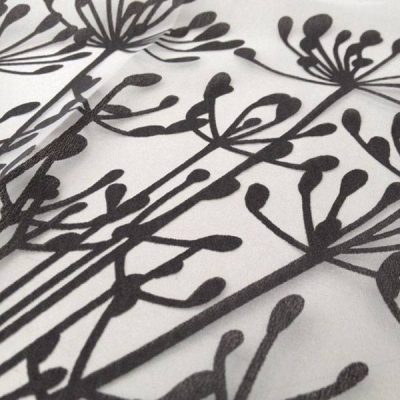 Misto cotone bianco velo motivo floreale varianti colori fantasia 5