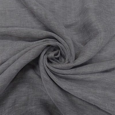 Tessuto per tende in puro lino firmato gamma grigio tortora 3