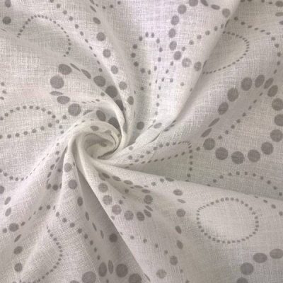 Tessuto per tende motivo a cerchi pois - 3 varianti colore Alt.320