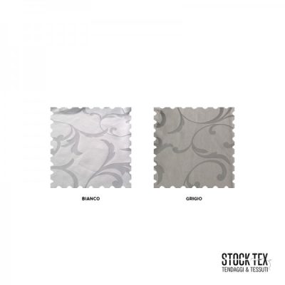 Tessuto tendaggio motivo floreale damascato 3