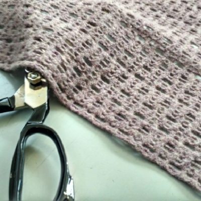 Misto lana traforato glicine 1