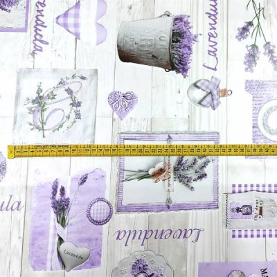 Tovaglia salvatavolo fantasia glicine 1