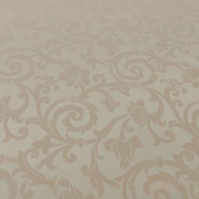 Tessuto per tovaglia Jacquard damascato al metro marroncino 2
