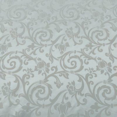 Tessuto per tovaglia Jacquard damascato al metro tortora 1