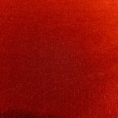 Velluto da arredo misto cotone rosso sangue 3