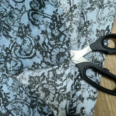 Raso di Seta con fantasia stampata Made in Italy Alt.150cm 5