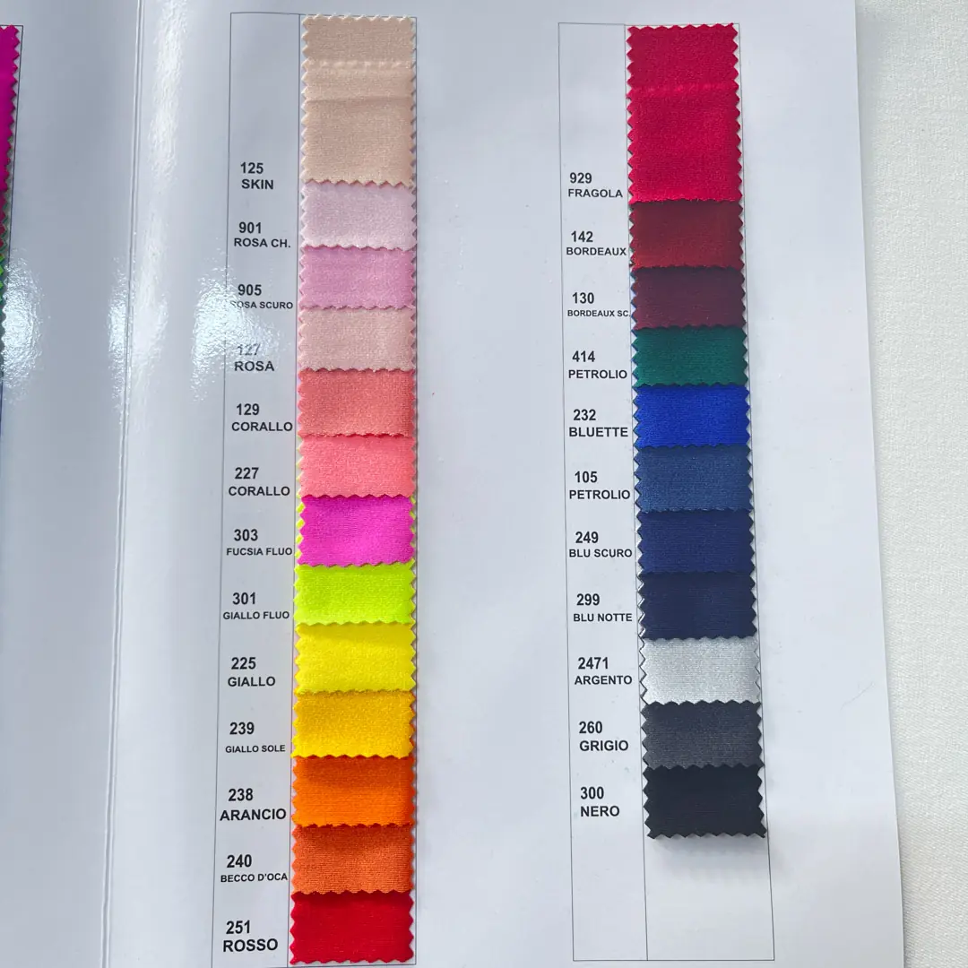 cartella colori lycra bielastica al metro 3
