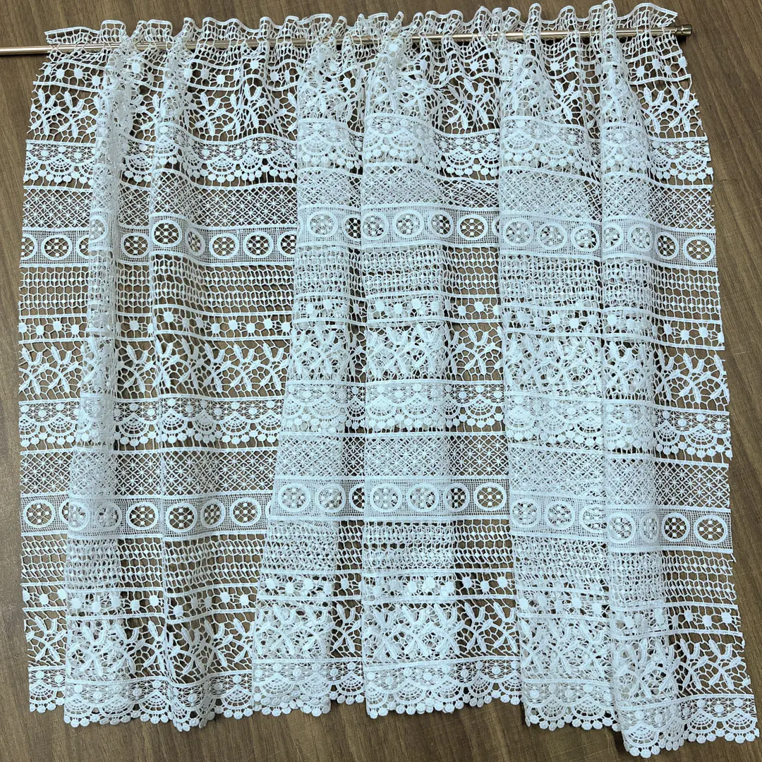 stoffa per tende in pizzo macramè altezza 65 cm (1)