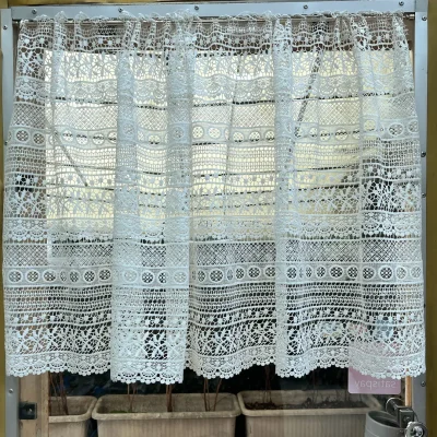 stoffa per tende in pizzo macramè altezza 65 cm (7)