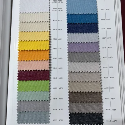 cartella colore tessuti panama ignifughi