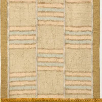 tessuto per tende a vetro fantasia a righe e quadri orlato a giorno (3)