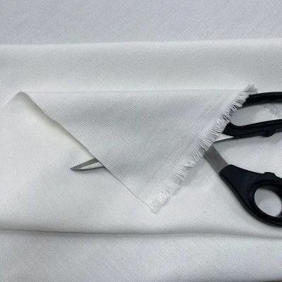 tessuto per tende panama coprente ignifugo C1 al metro bianco (7)