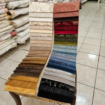 Velluti coordinati damascati geometrici e tinta unita - Alt 300 cm - 45 varianti colore