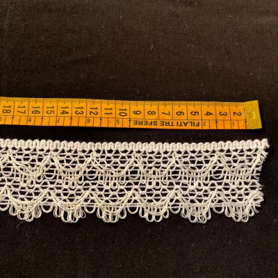 frangia di pizzo altezza 5 cm bianco naturale al metro (5)