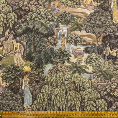 tessuto fantasia tradizionale asiatica mistica puro cotone altezza doppia (11)