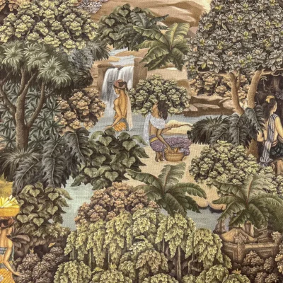 tessuto fantasia tradizionale asiatica mistica puro cotone altezza doppia (7)