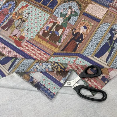 tessuto per tovaglie e arredamento puro cotone stampa islamica (5)