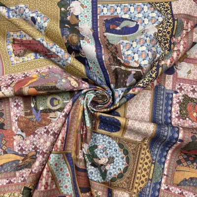 tessuto per tovaglie e arredamento puro cotone stampa islamica (6)