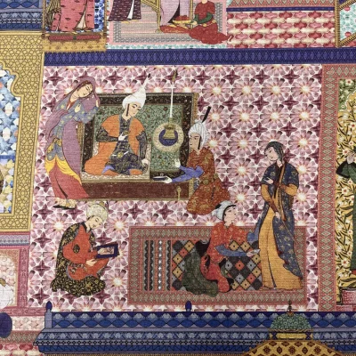 tessuto per tovaglie e arredamento puro cotone stampa islamica (8)