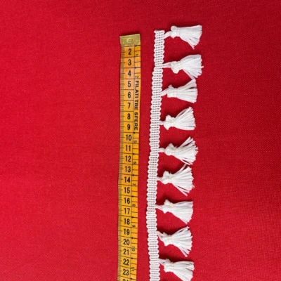 Frangia morbida color bianco naturale 4