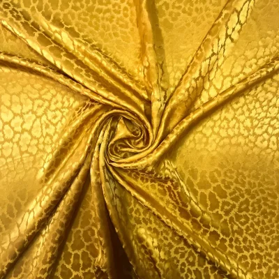 Scampolo in raso di seta fantasia animalier 3