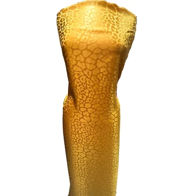 Scampolo in raso di seta fantasia animalier 7