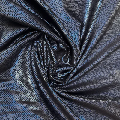 Tessuto tecnico bielastico con fantasia a scaglie 1