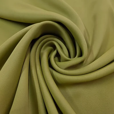 Tessuto per tende ignifugo oscurante - verde senape Alt.300