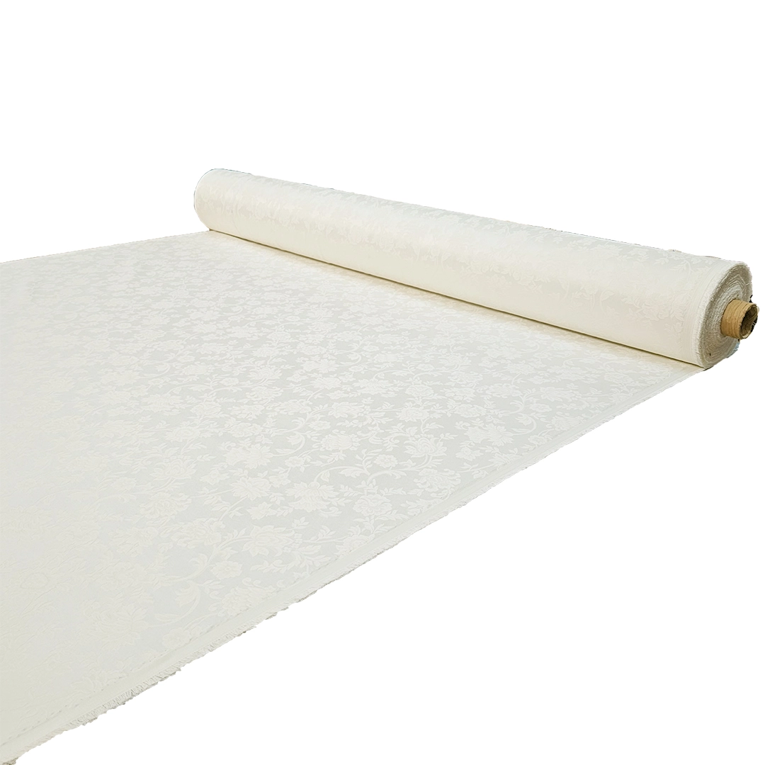 Tessuto Contor In Cotone Ortica B1 Ignifugo - Bianco Sbiancato, Larghezza 320 Cm, Venduto Al Metro Per Decorazioni E Soffitti
