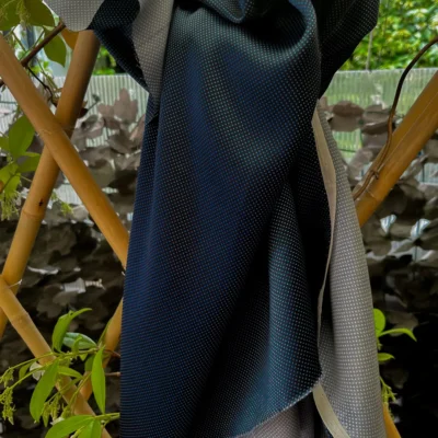 Raso di seta fantasia a pois 5