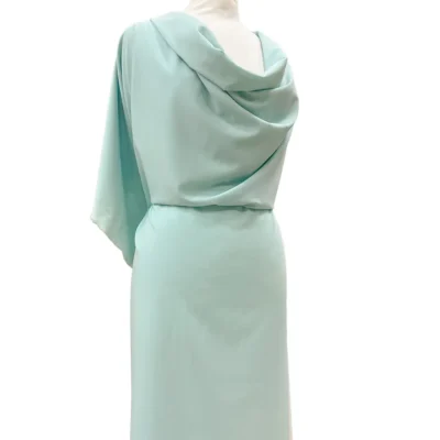 tessuto poliestere stretch turchese chiaro 3