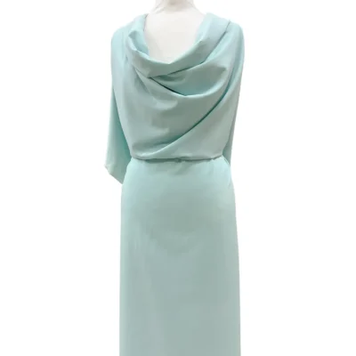 tessuto poliestere stretch turchese chiaro 6