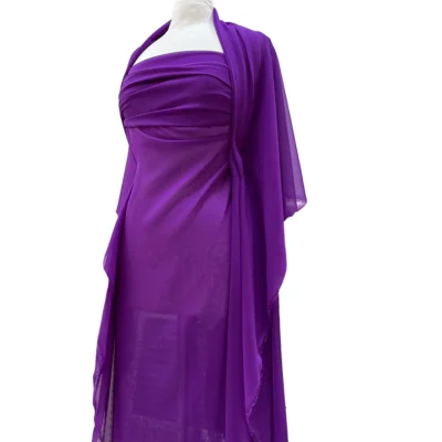 voile poliestere viola orchidea