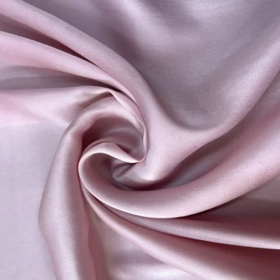 Raso di pura seta Made in Italy color rosa pallido (3)