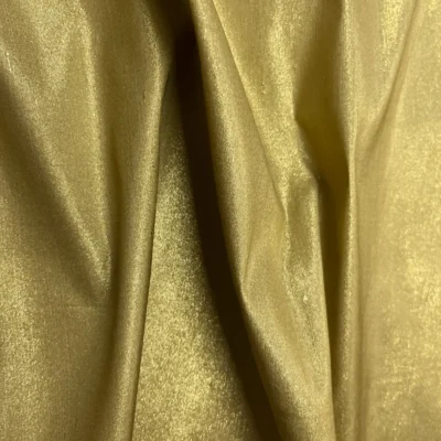 Shantung di pura seta italiana con spalmatura dorata 6