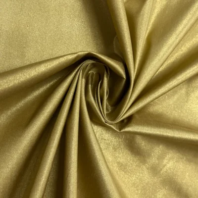 Shantung di pura seta italiana con spalmatura dorata 5