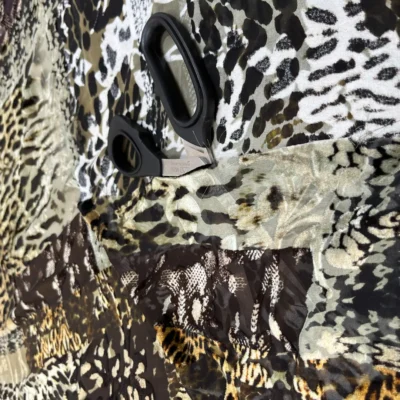 devorè leopardato velluto seta animalier patchwork 3