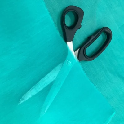 organza seta verde acqua