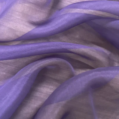 organza seta viola