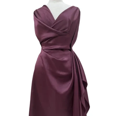 raso seta viola melanzana