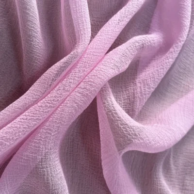voile goffrato seta rosa bubblegum 2