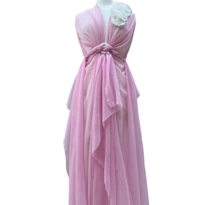 voile goffrato seta rosa bubblegum 3