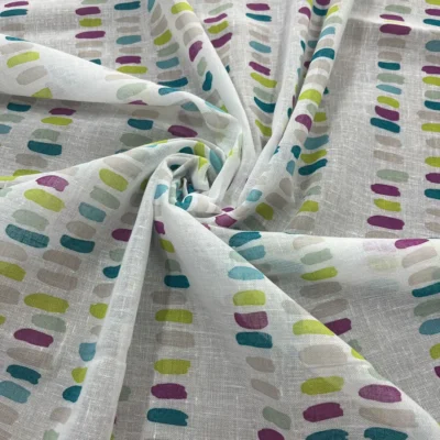 Tendaggio Via Roma 60 con fantasia astratta multicolore (2)