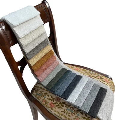 Tessuti per arredamento bouclè Made in Italy - 18 varianti colore alt.140 cm